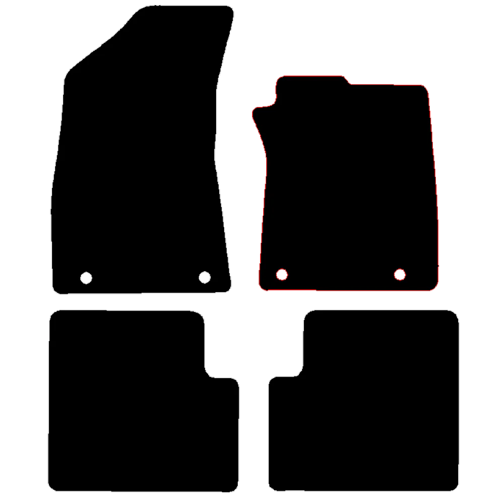MG ZS 2022 to 2024 Auto (29.2cm driver clip spacing) Car Mats