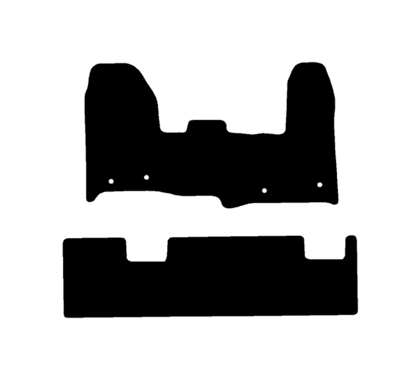 Ford Transit Custom 2018 to 2020 Automatic with Rear for single sliding door Car Mats