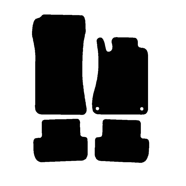 Mercedes CLK 2003 to 2009 No clip version Car Mats