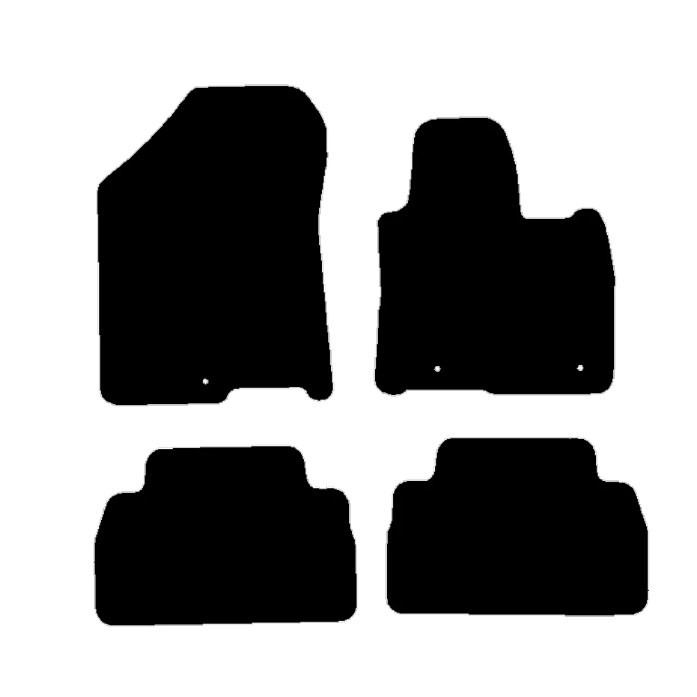 Hyundai Santa Fe 2018 to 2024 Driver clip spacing 31.5cm apart Car Mats